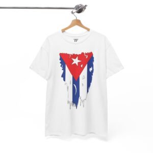 Cuba Flag Drip T-Shirt — Cuban Pride Graphic Tee