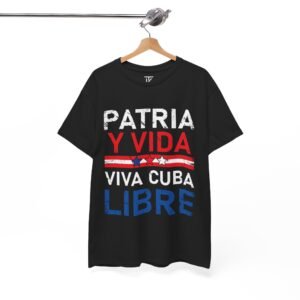Patria y Vida Viva Cuba Libre Drip T-Shirt — Cuban Pride Graphic Tee